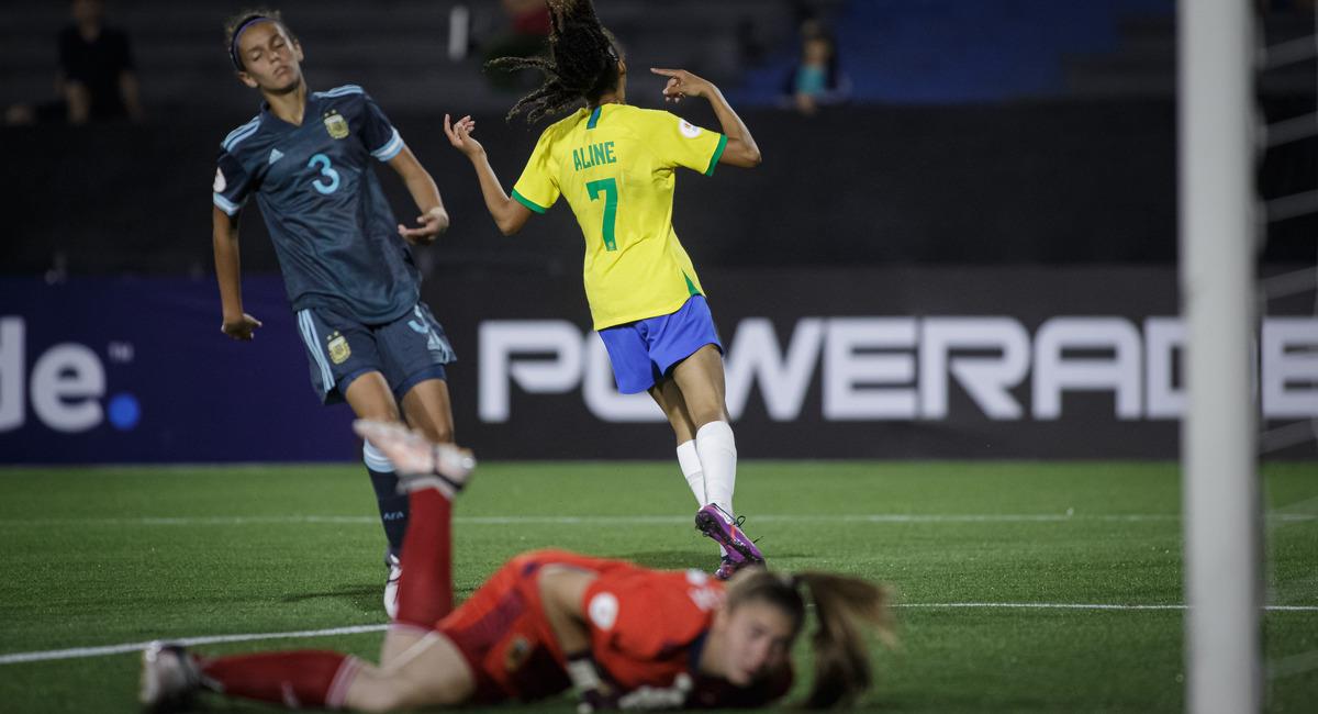 Brasil goleó a Argentina. Foto: Adriano Fontes/CBF