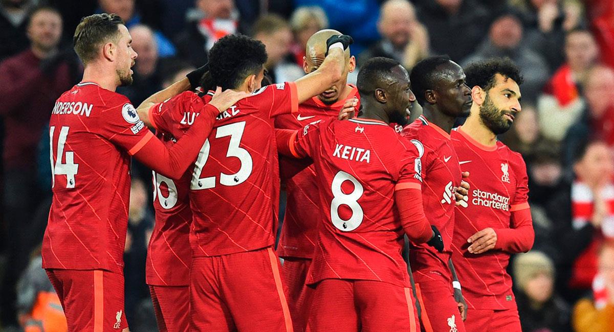 Liverpool venció a West Ham por la Premier League. Foto: Twitter @LFC