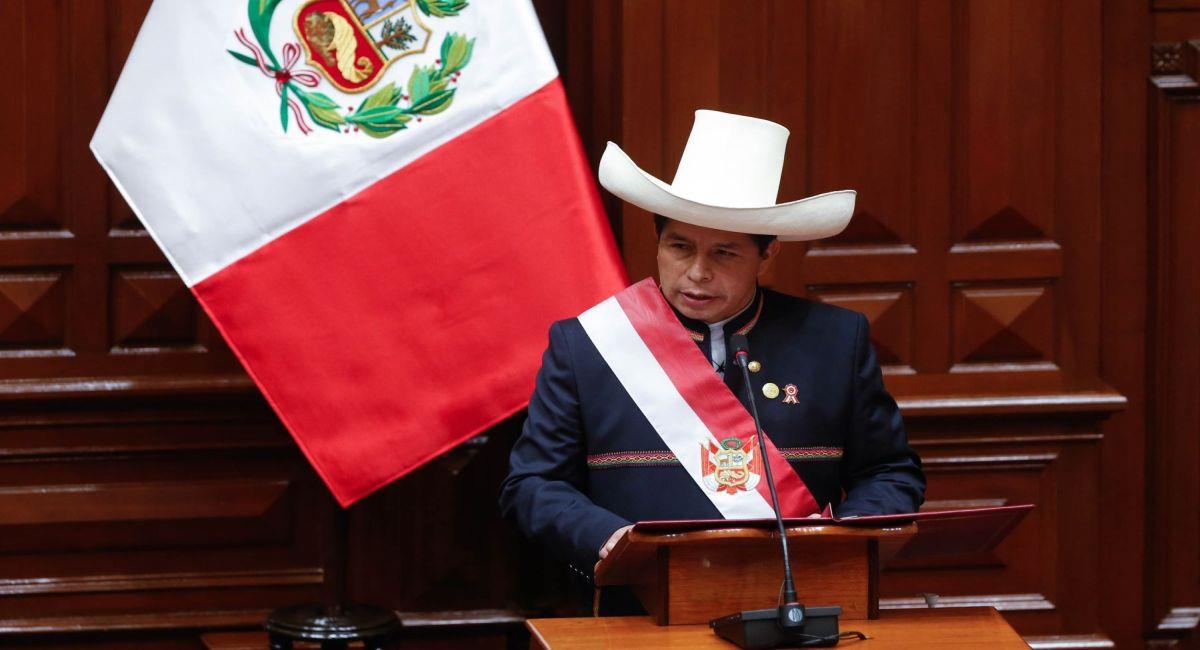 Pedro Castillo, presidente del Perú. Foto: Andina
