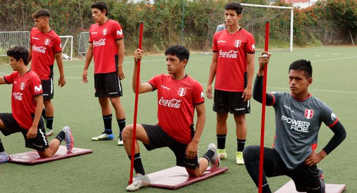 Perú Sub 17 se entrenó hace algunos días en la Videna. Foto: FPF