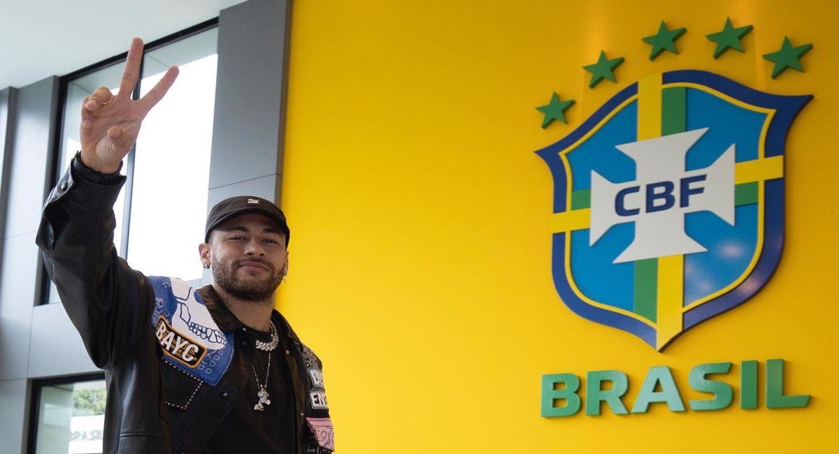 Neymar, uno de los convocados de Brasil para enfrentar a Chile. Foto: Twitter CBF