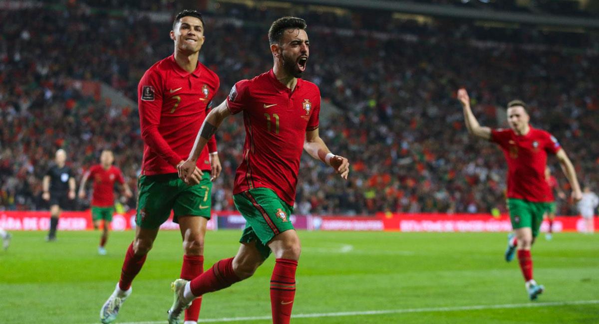 Portugal vence a Macedona y se mete a Qatar 2022. Foto: EFE