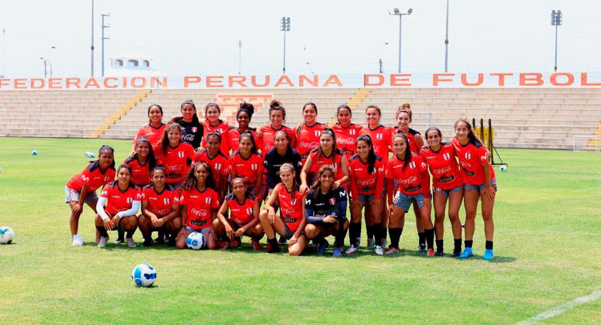 Perú Femenino Sub 20 presentó sus convocadas. Foto: Twitter @SeleccionPeru