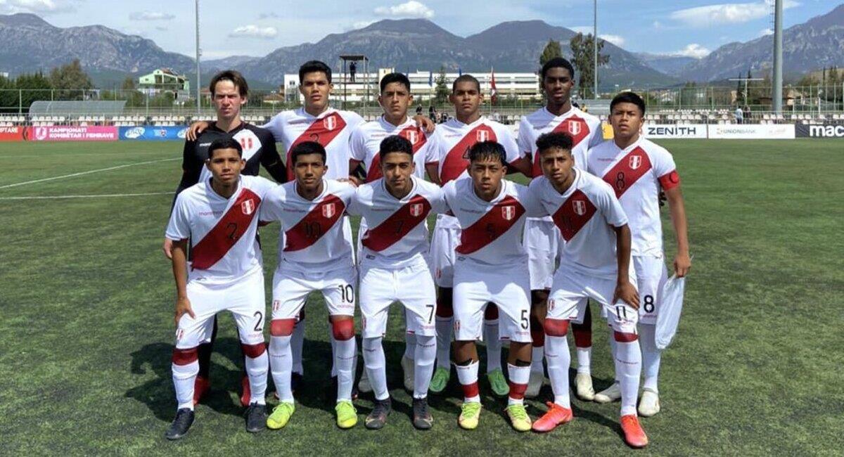 Perú Sub 17. Foto: FPF
