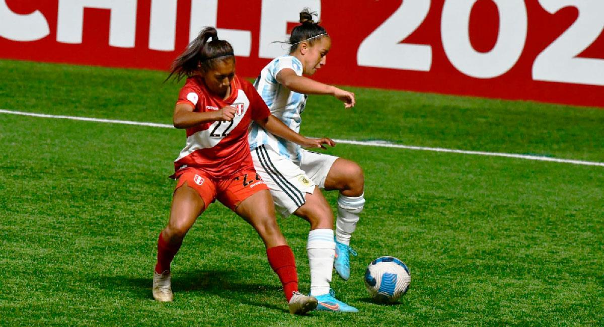 Argentina goleó a Perú en el Sudamericano Femenino Sub 20. Foto: Twitter @Argentina