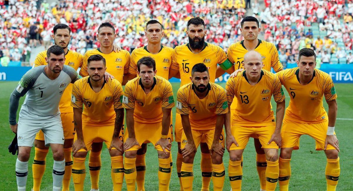 Selección de Australia. Foto: EFE