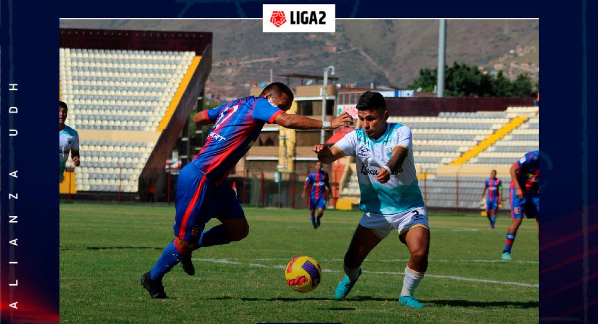 Alianza UDH igualó ante Llacuabamba por la Liga 2. Foto: Twitter @AlianzaUDH