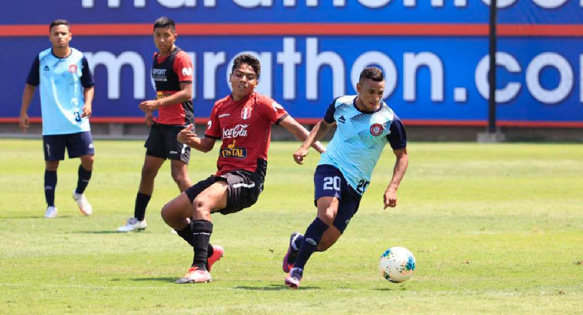 Perú Sub 20 cayó en la Videna ante Unión Huaral. Foto: FPF