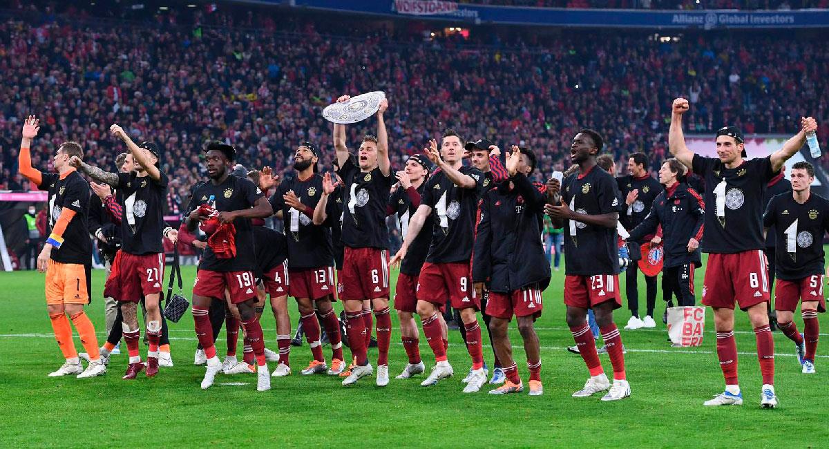 Bayern Múnich salió campeón de la Bundesliga 2022. Foto: Twitter @FCBayernES