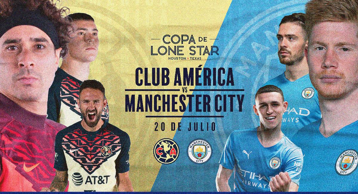 Club América vs Manchester City - 20 de julio 2022. Foto: Twitter @ClubAmerica