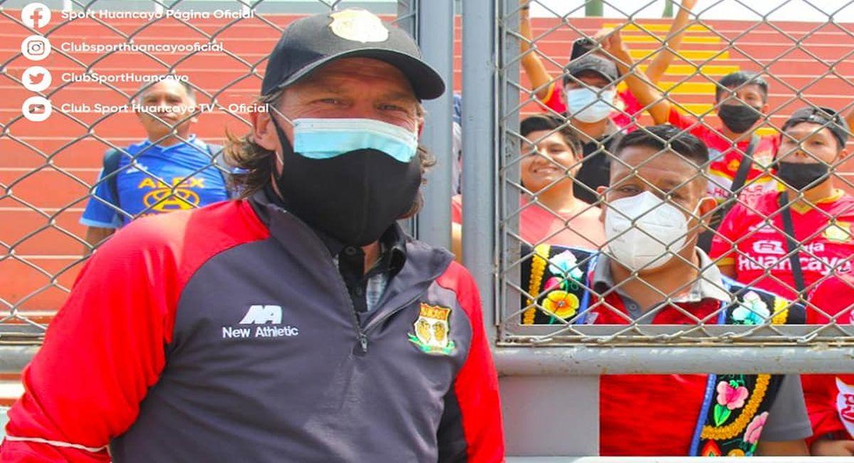 Carlos Desio, entrenador de Sport Huancayo. Foto: Facebook Club Sport Huancayo
