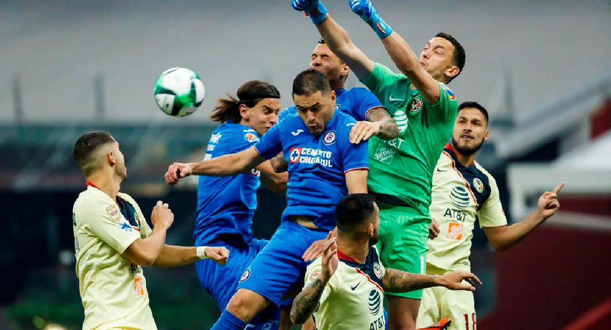 Club América recibe a Cruz Azul por la Liga MX 2022. Foto: EFE