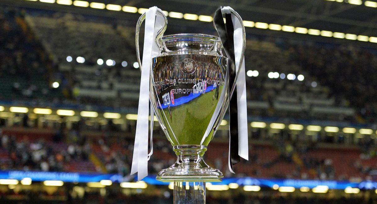 El trofeo de la Champions League. Foto: EFE