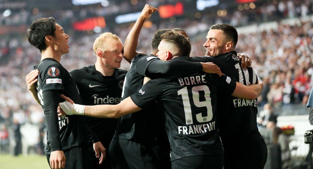 Eintracht Francfurt alcanzó la final de la Europa League. Foto: EFE