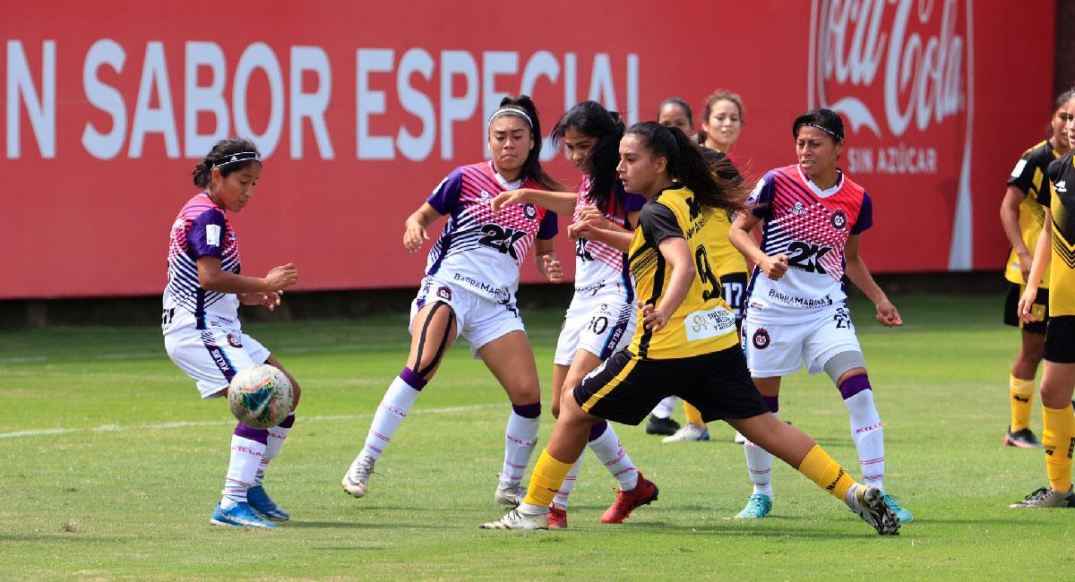 Tabla de posiciones de la Liga Femenina en el Perú. Foto: Twitter @ligafemfpf