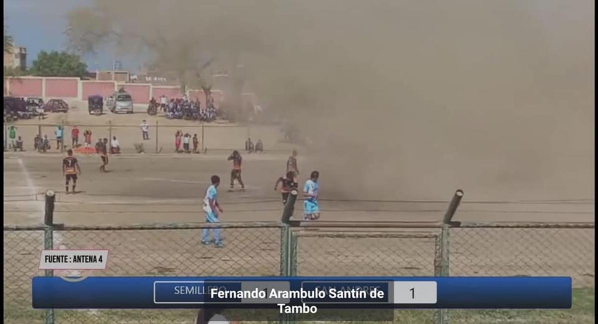 Semillero vs San Andrés. Foto: Tambogrande TV - Noticias