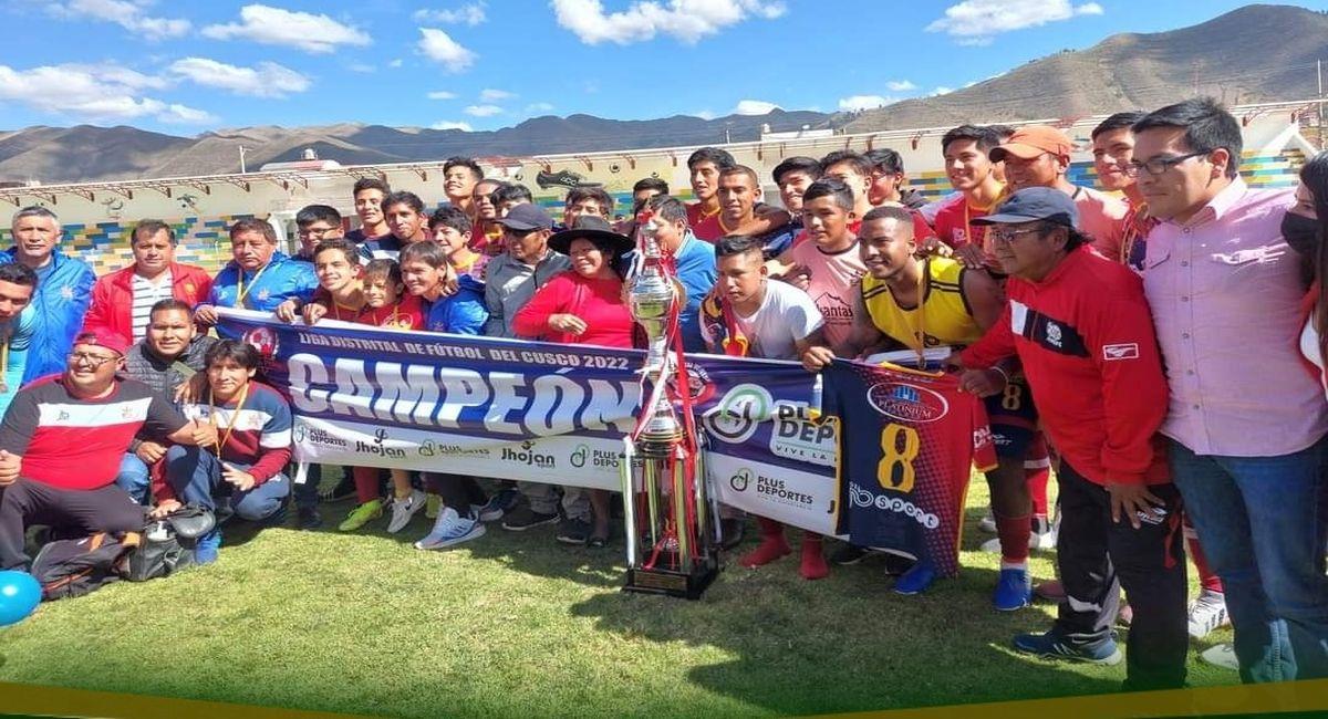 Inkas FC es el campeón distrital de Cusco. Foto: Facebook Solo Deportes