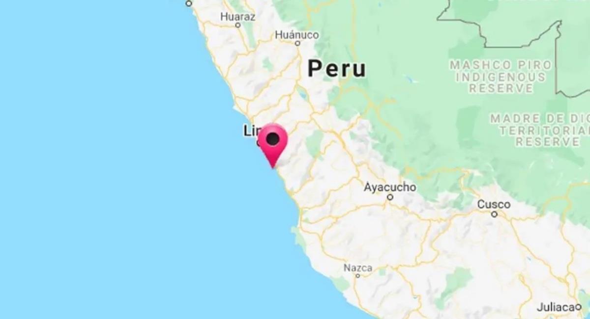 Temblor en Lima. Foto: Google Maps