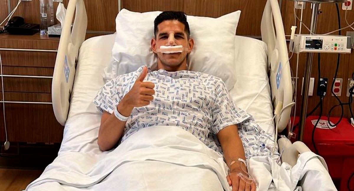 Luis Abram fue operado de la nariz en México. Foto: Instagram Luis Abram