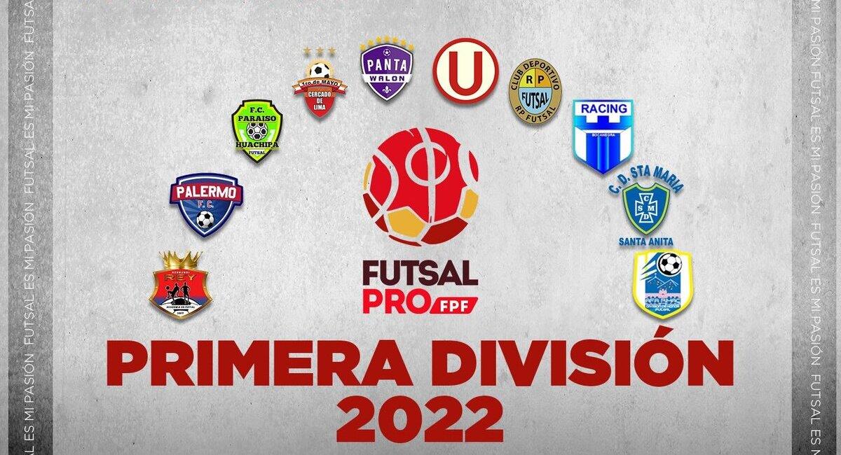 Primera División Futsal Pro 2022. Foto: @FutsalPro_FPF