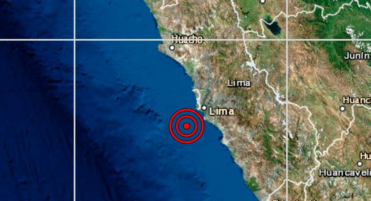 Sismo de 3.7 sacudió Lima esta tarde. Foto: Google Maps