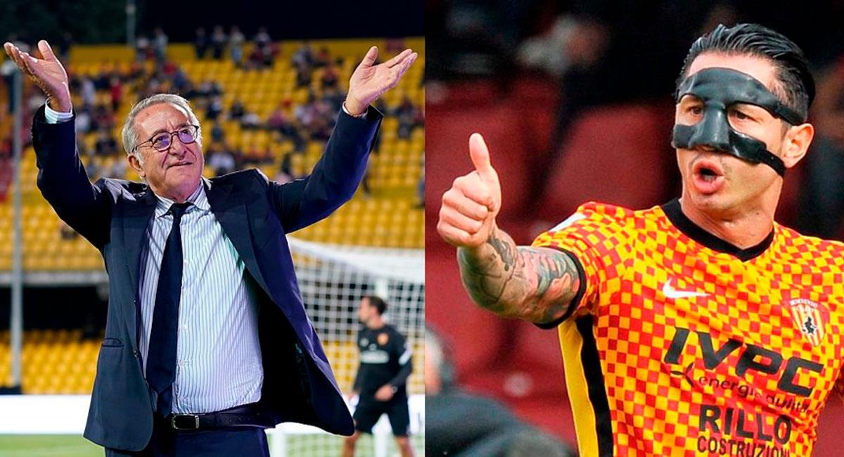 Presidente de Benevento se despidió del club. Foto: Composición FútbolPeruano