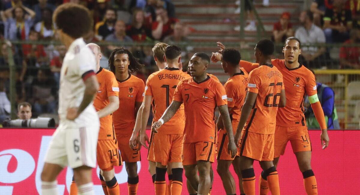 Países Bajos goleó a Bélgica. Foto: EFE