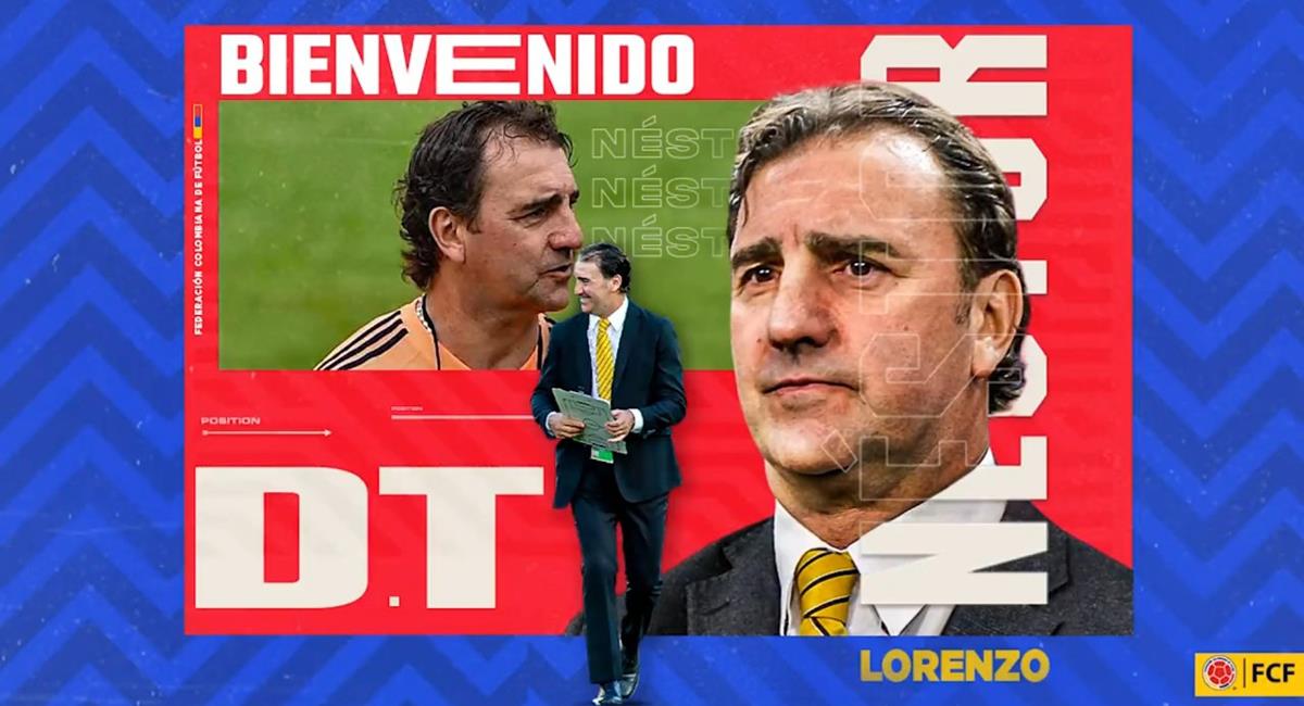 Néstor Lorenzo, técnico argentino. Foto: Selección Colombiana