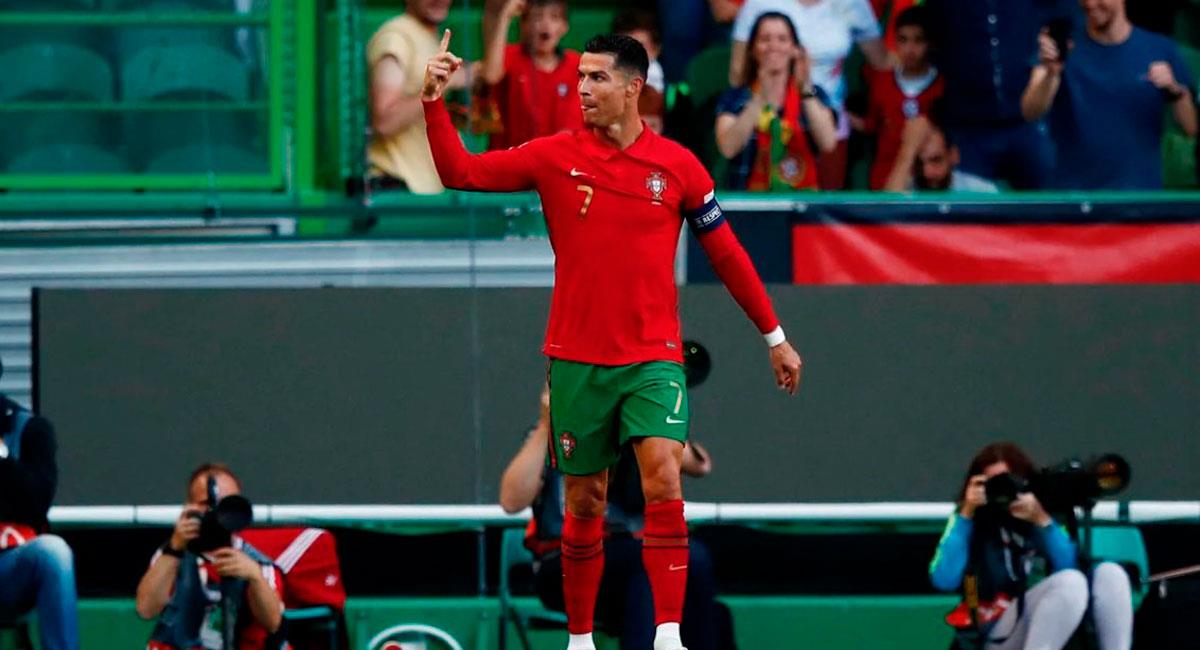 Cristiano lideró la victoria de Portugal sobre Suiza. Foto: Portugal