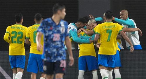 Brasil venció por la mínima diferencia a Japón