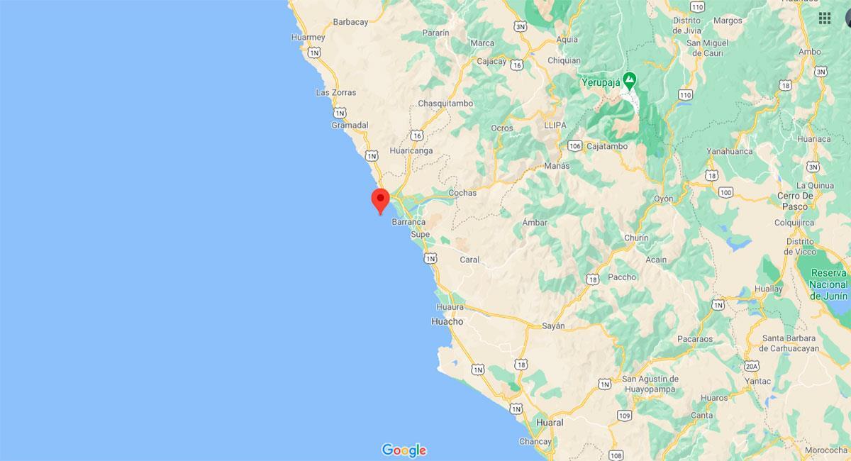 Barranca sintió un temblor este lunes 6 de junio. Foto: Google Maps