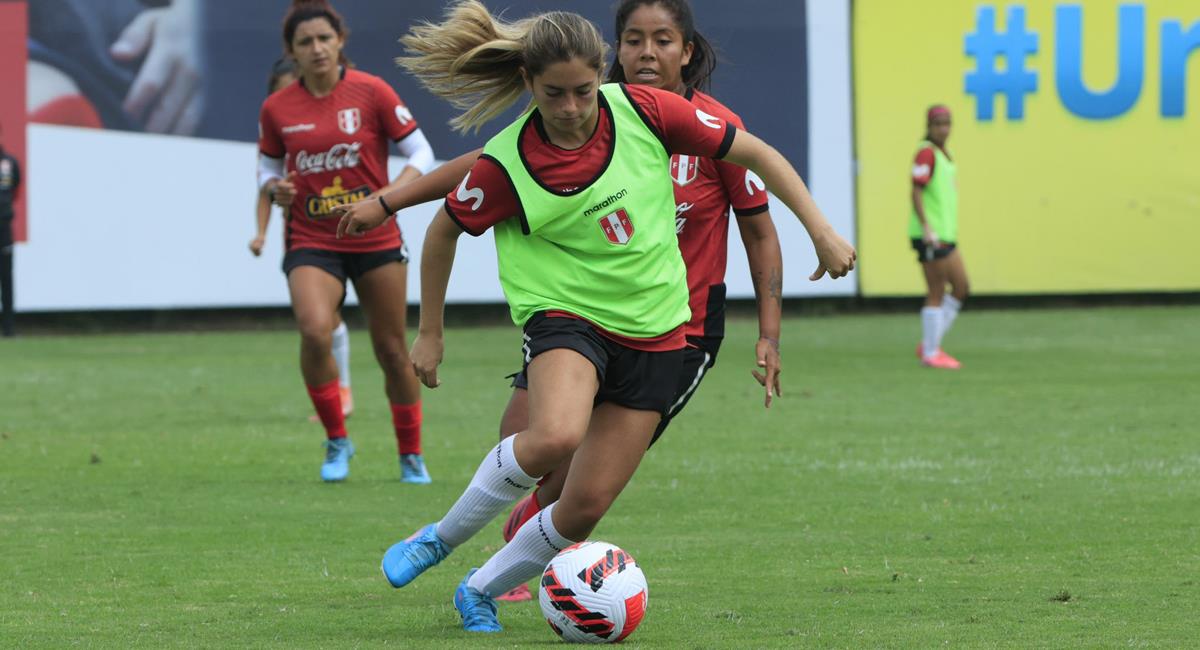 Selección Peruana Femenina viene trabajando para la Copa América. Foto: Twitter @SeleccionPeru