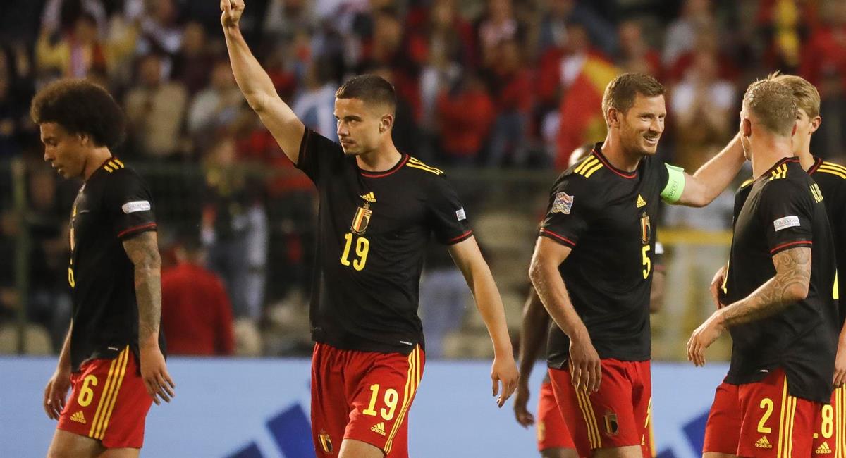 Bélgica logró su primera victoria en casa. Foto: EFE
