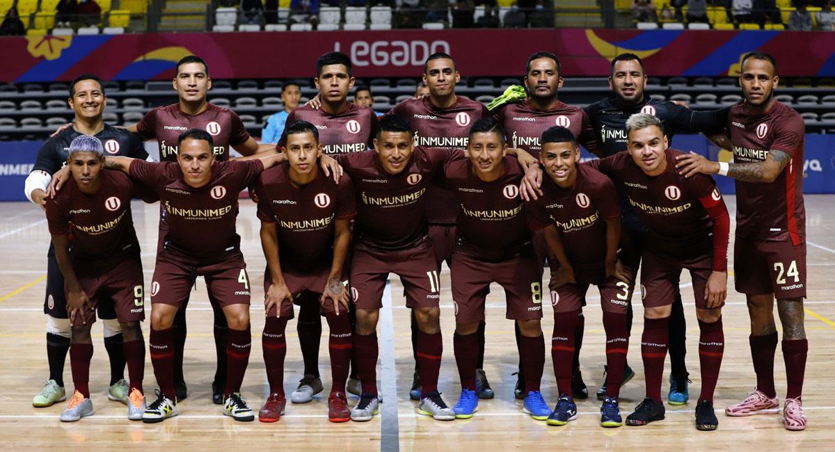 Equipo de Futsal de Universitario de Deportes. Foto: Twitter @FutsalPro_FPF