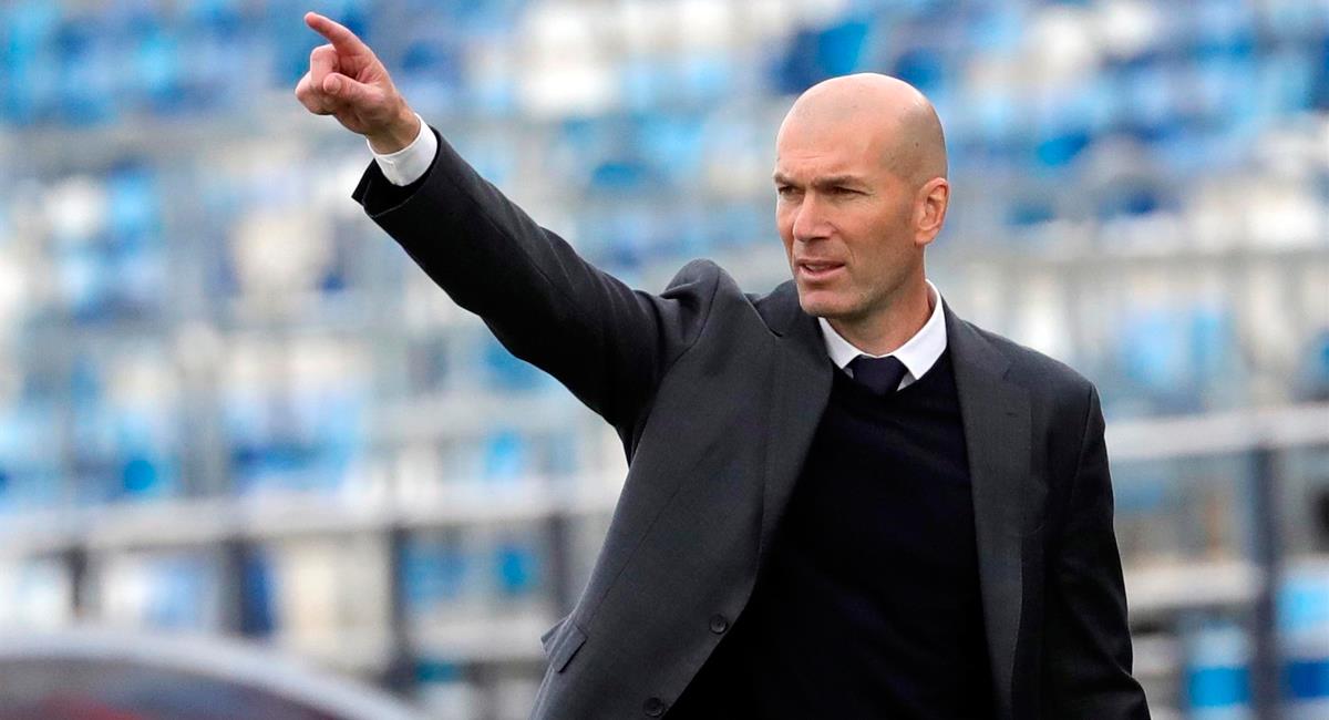 Zinedine Zidane dirigió por última vez en Real Madrid. Foto: EFE