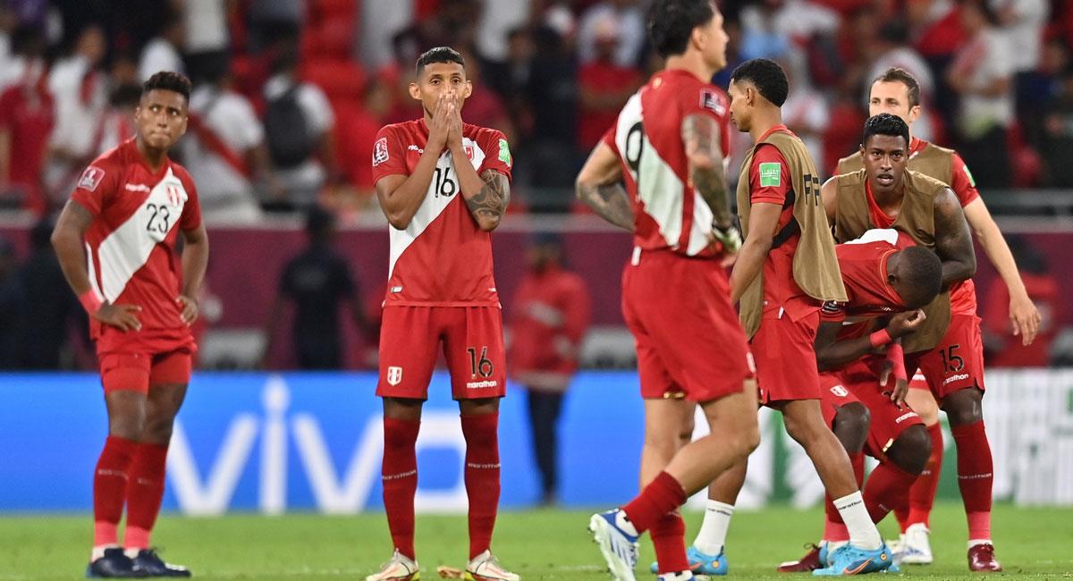 Perú quedó fuera de Qatar 2022. Foto: EFE