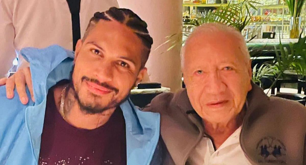 Paolo Guerrero y su padre. Foto: Instagram Paolo Guerrero