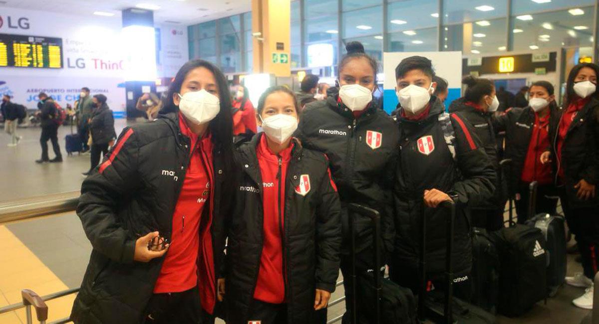 Perú Femenino partió rumbo a México para sus amistosos. Foto: FPF