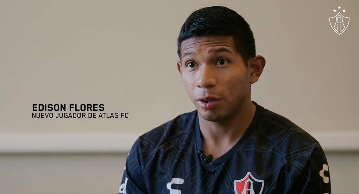 Edison Flores llegó esta temporada 2022 a Atlas FC. Foto: Twitter @AtlasFC