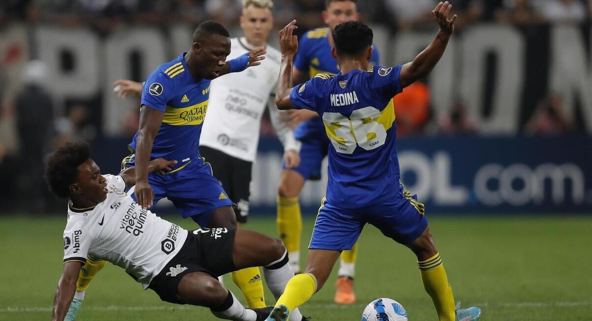 Boca se mide a Corinthians en Brasil por los 8vos de la Libertadores. Foto: EFE