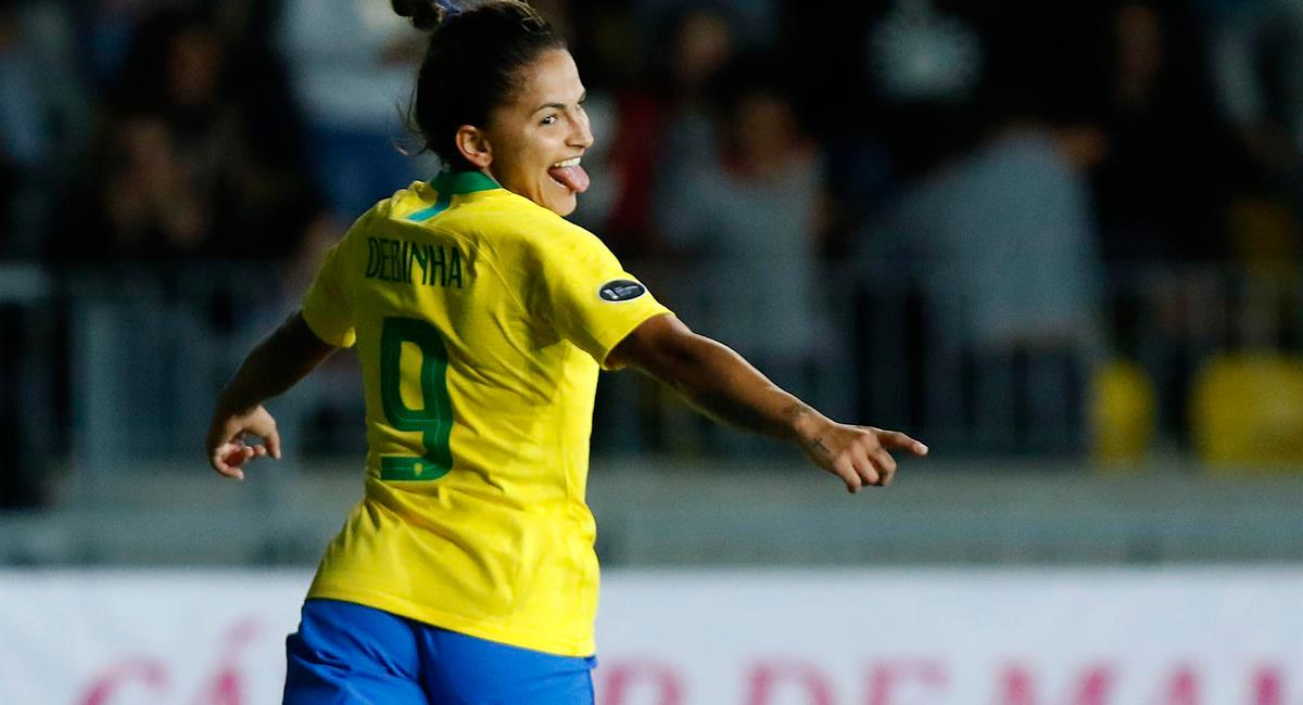 Debinha es la figura de Brasil en la Copa América 2022. Foto: EFE