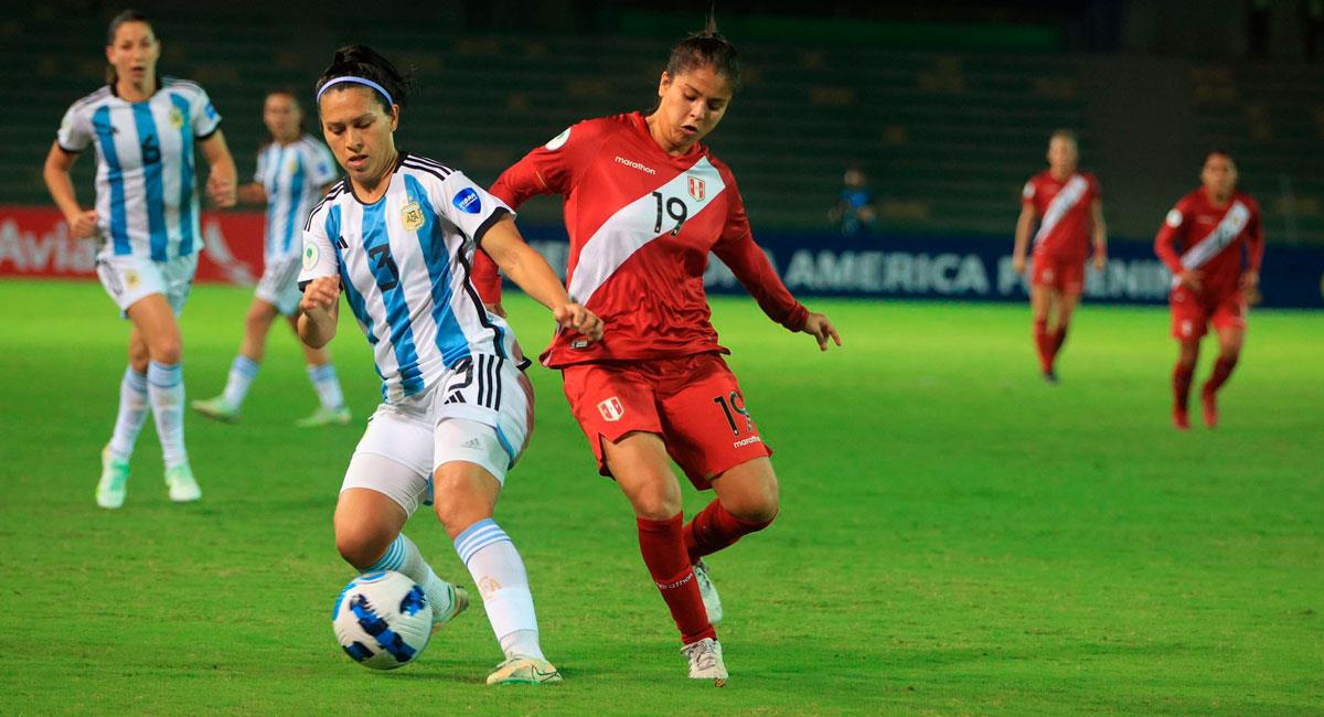 Perú goleada por Argentina en la Copa América Femenina 2022. Foto: FPF