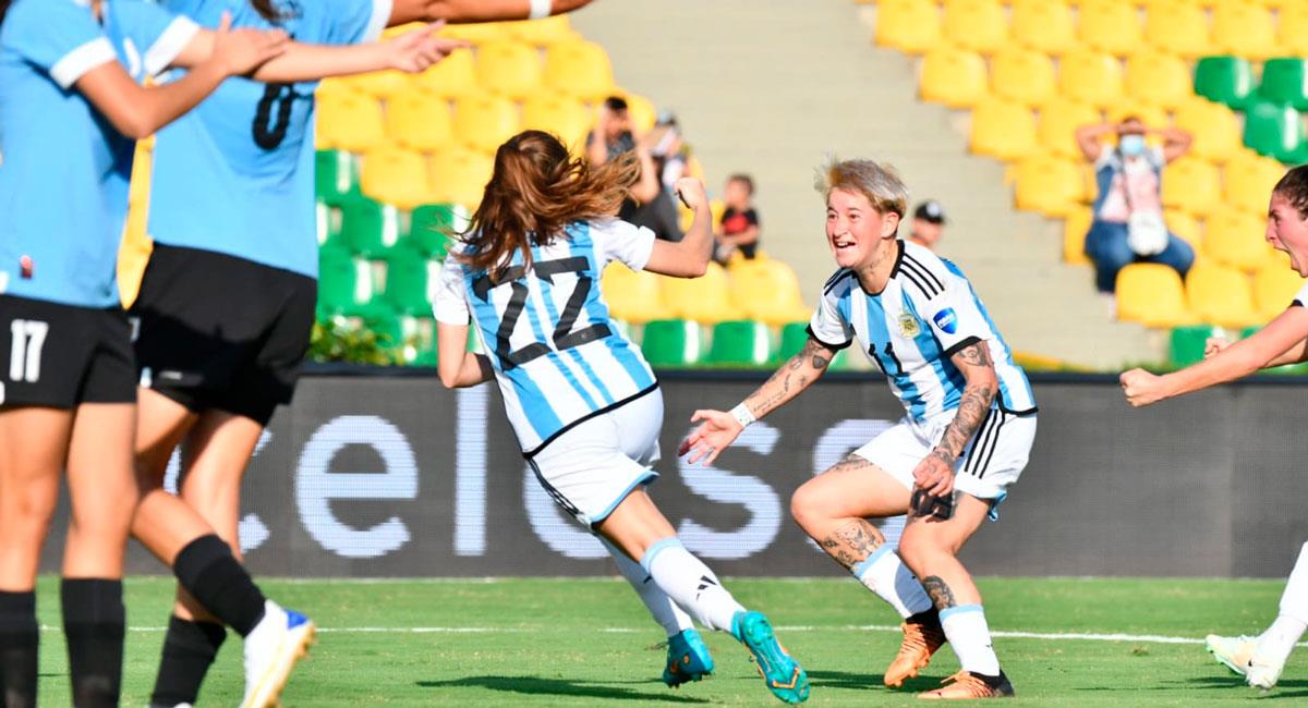 Argentina goleó a Uruguay por la Copa América Femenina. Foto: Twitter @Argentina