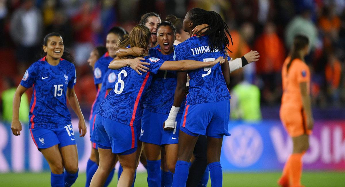 Francia accedió a semifinales de la Euro Femenina 2022. Foto: Twitter @WEURO2022