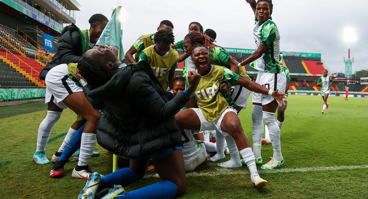Nigeria celebra en lo más alto del Grupo C. Foto: Twitter @FIFAWWC