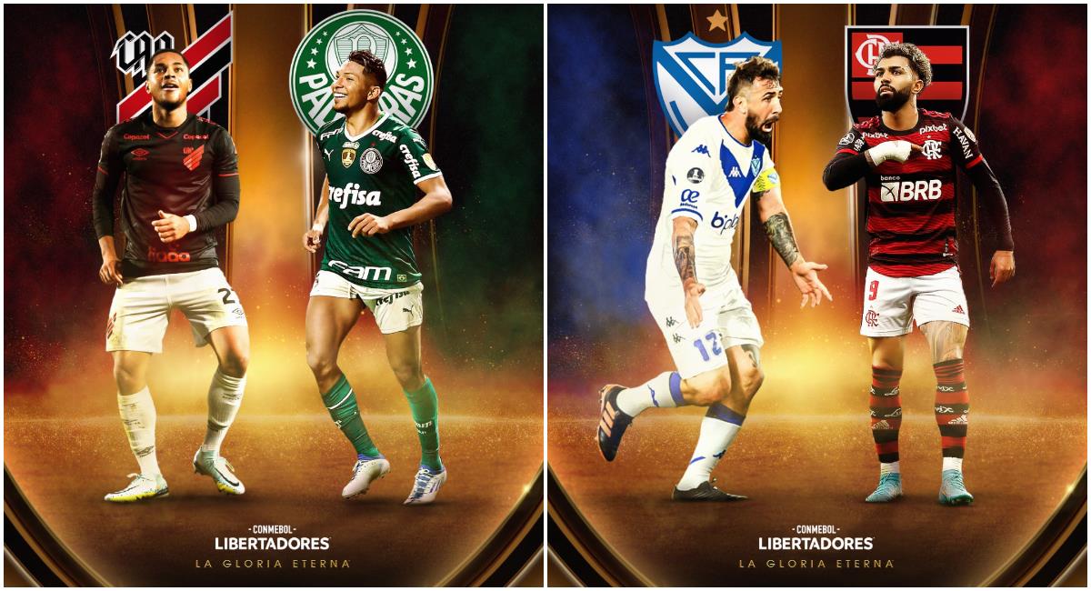 La Copa Libertadores ingresa a sus semifinales. Foto: Twitter @Libertadores- Composición