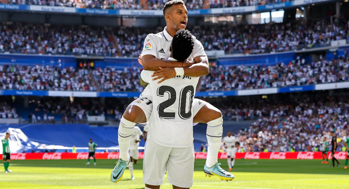 Vinicius Junior y Rodrygo Goes condujeron la victoria del Real Madrid. Foto: Twitter @realmadrid
