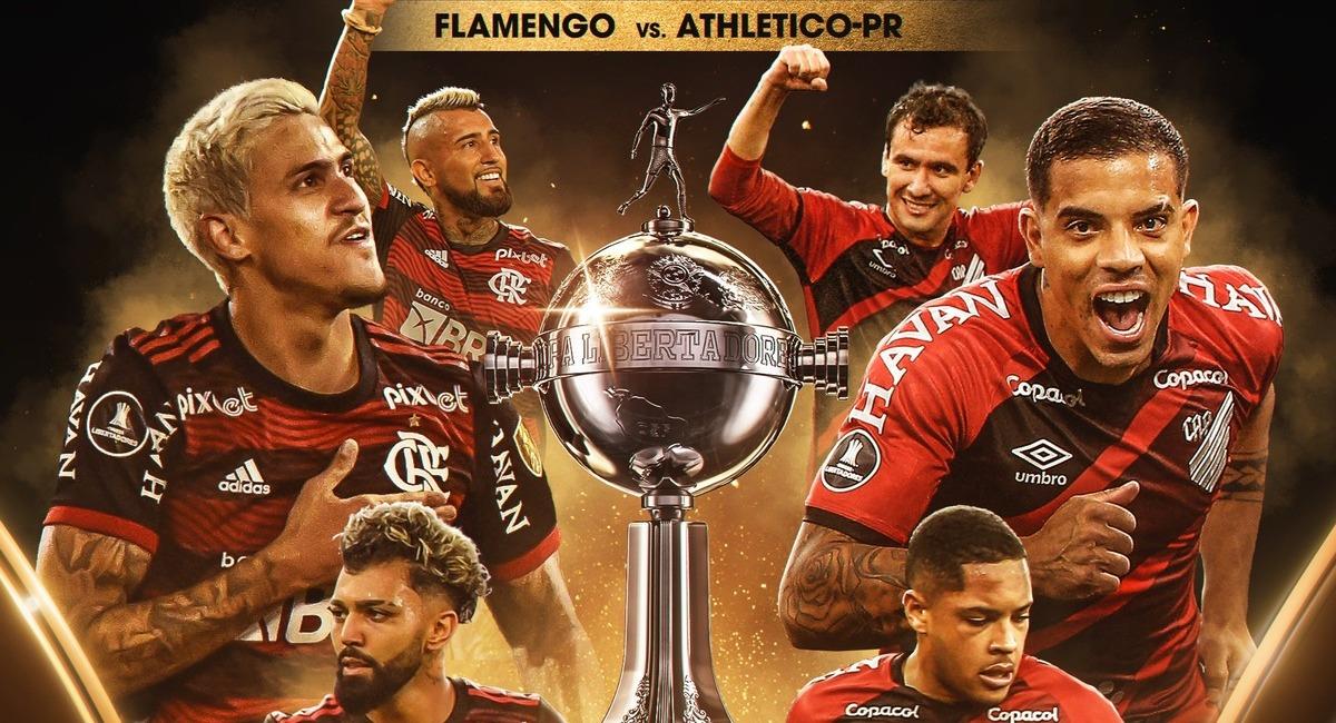 Flamengo vs Athletico Paranaense. Foto: @Libertadores