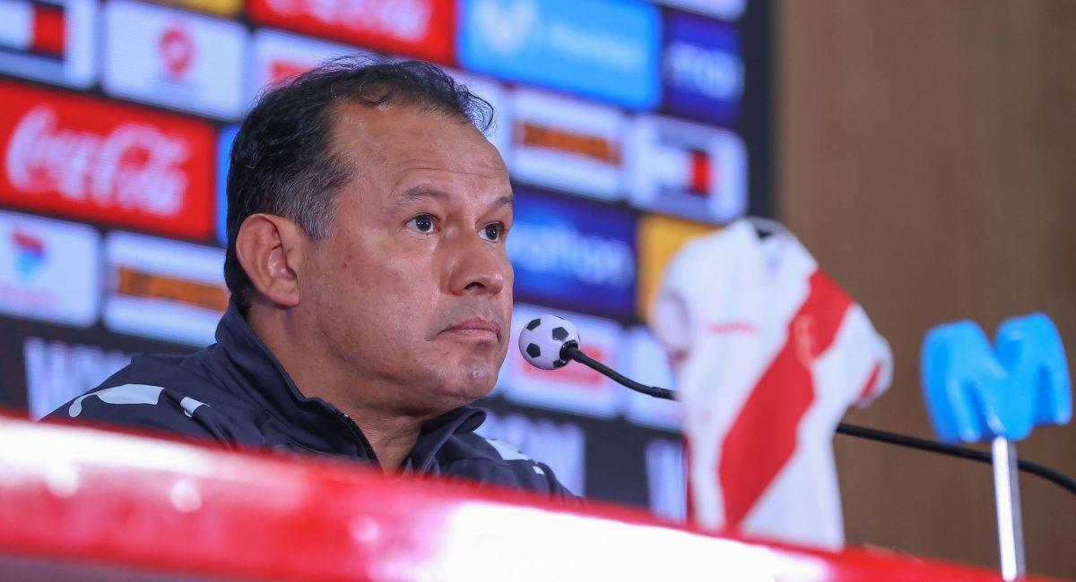 Juan Reynoso, entrenador de la Selección Peruana. Foto: Andina