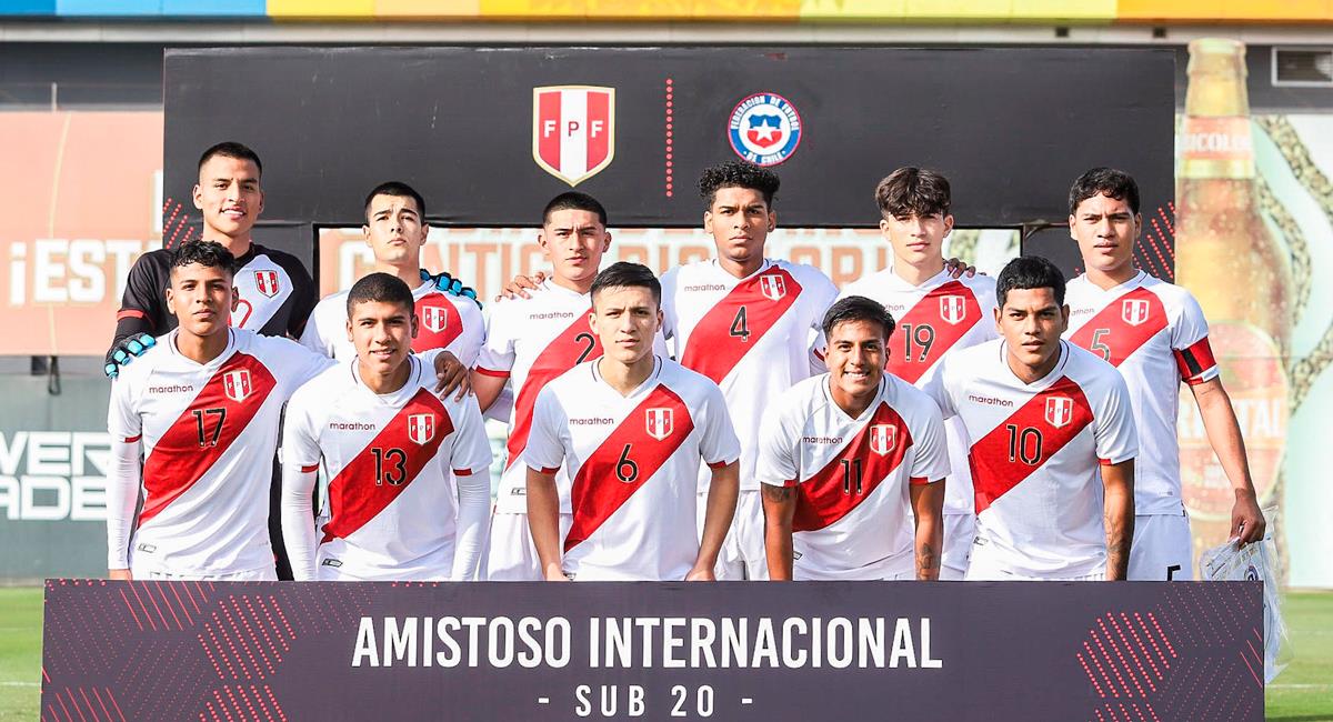 Selección Peruana Sub 20. Foto: FPF